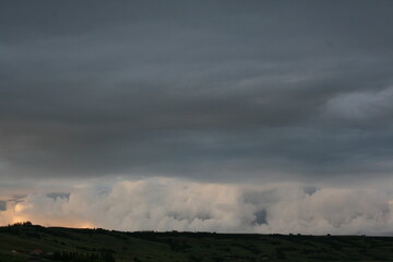 Beams of Light and Cool Clouds over the Valley.