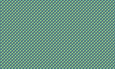 Vibrant 3D Illusion Squares Seamless Pattern Design