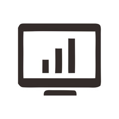 Statistics Graph Display Icon