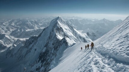 winter mountain landscape
