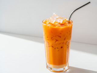 Refreshing Thai Iced Tea with Condensed Milk