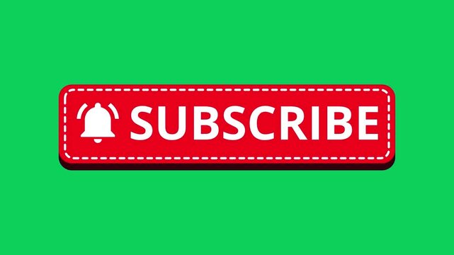 Like comment subscribe in a blue box on a green screen for online content engagement. 4K social Media end video template - Powered by Adobe