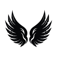 Abstract Wings with Soft Tea Feathering
