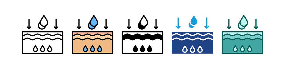 Hydration multiple icon