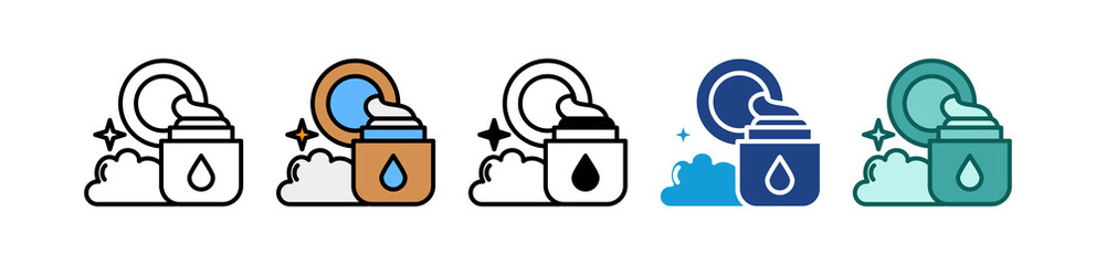 Moisturizer multiple icon