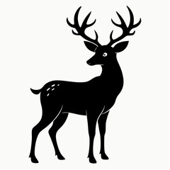 Elegant Deer Silhouette