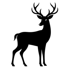 Elegant Deer Silhouette
