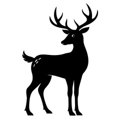 Elegant Deer Silhouette