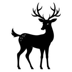 Elegant Deer Silhouette