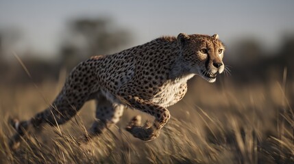 Obraz premium cheetah in serengeti