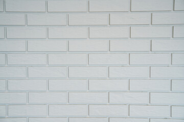 Fototapeta premium Textured White Brick Wall with Modern Design Elements