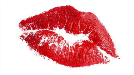 red lips print