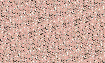 Seamless Terrazzo Stone Fragment Pattern Design