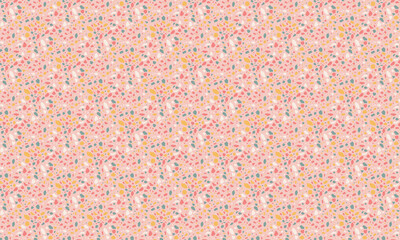 Seamless Terrazzo Stone Fragment Pattern Design
