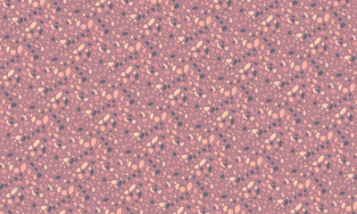 Seamless Terrazzo Stone Fragment Pattern Design