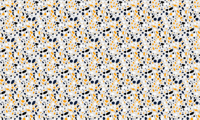 Seamless Terrazzo Stone Fragment Pattern Design