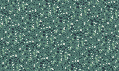 Seamless Terrazzo Stone Fragment Pattern Design