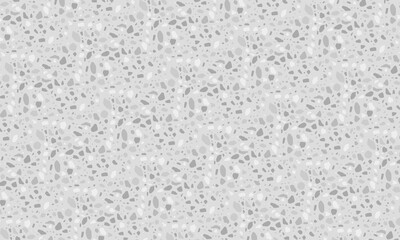 Seamless Terrazzo Stone Fragment Pattern Design