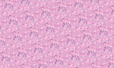 Seamless Terrazzo Stone Fragment Pattern Design