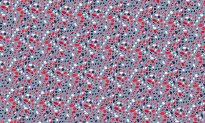 Seamless Terrazzo Stone Fragment Pattern Design