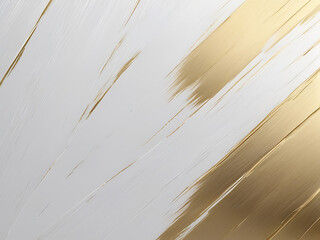Obraz premium Elegant abstract background with flowing gold and white wavy lines ai