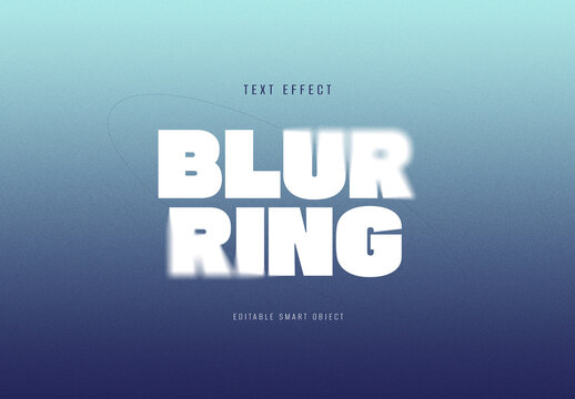 Blurring Text Effect