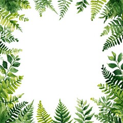 Fototapeta premium A beautiful watercolor leaves pattern background design