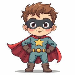 Cute Superhero Design Very Cool