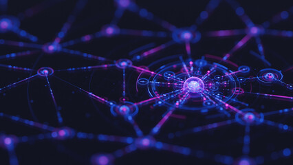 Big data technology data science analysis artificial intelligence generative ai deep learning machine learning algorithm neural flow network analytics innovation abstract futuristic. 3d rendering.