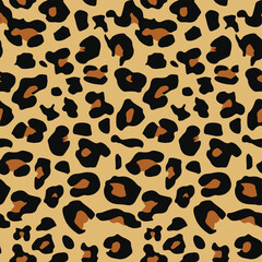 
animal skin texture leopard print stylish fashion seamless pattern