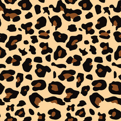 modern leopard pattern seamless stylish fashion background