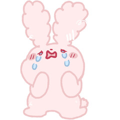 감정이모티콘 토끼 © 듀듀야