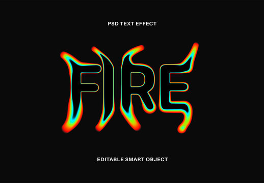 Fire Gradient Text Effect