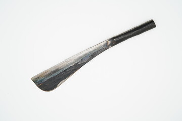 A machete on a white background.