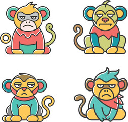  set of monkey