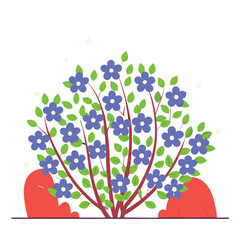 spring tree with flowers