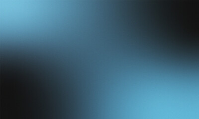 Abstract Gradient Background with Grainy Texture in Shades of Blue and Black new 2025 trendy grainy...