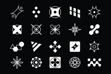 Cyberpunk HUD Elements Set Futuristic Interface Sci Fi