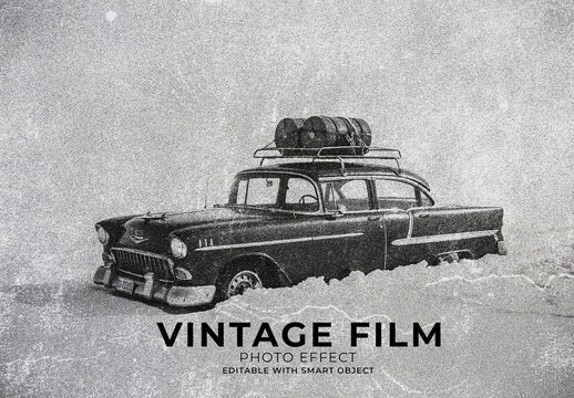 Vintage Film Photo Effect