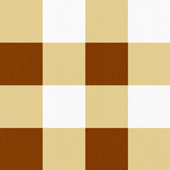 A seamless pattern in brown and beige plaid, this classic cozy design created in a soft watercolor style is perfect for fall fabrics, wrapping paper, wallpaper and seasonal decorating projects.