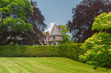 Obraz premium Grey Towers, national historic site, manicured property