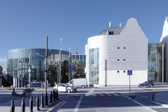 Poznan, Poland - May 6, 2025: the Ignacy Jan Paderewski Academy of Music.