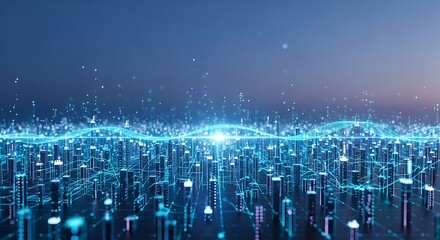 computer circuit board, abstract blue background with stars, internet concept of global communication