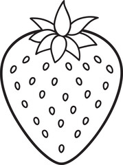 vector illustration of a strawberry