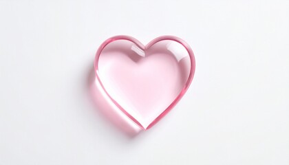 &ldquo;Translucent Heart: Soft Symbol of Sentiment&rdquo;