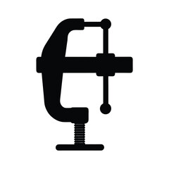  Vise Clamp Tool Silhouette