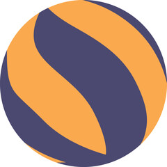 Volleyball sport ball vector illustration