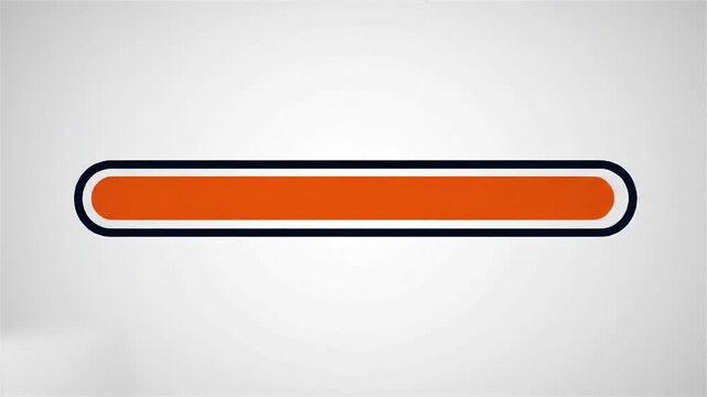 Minimalist Rounded Rectangle Shape in Black Outline on White Background