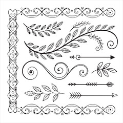 elegant decorative dividers ornate line separator 