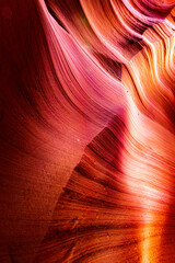 Obraz premium Farbenspiel im Antelope Canyon